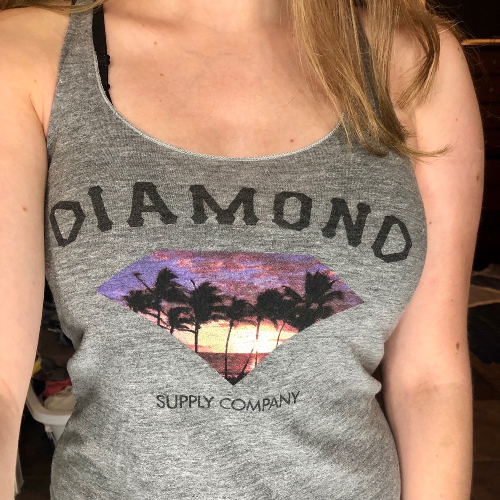 Diamond Supply Co Racerback Tank Top